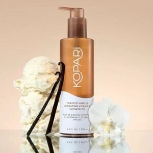 Kopari Toasted Vanilla Hydrating Vitamin C Shower Oil Full Size 8.4oz NEW-RARE